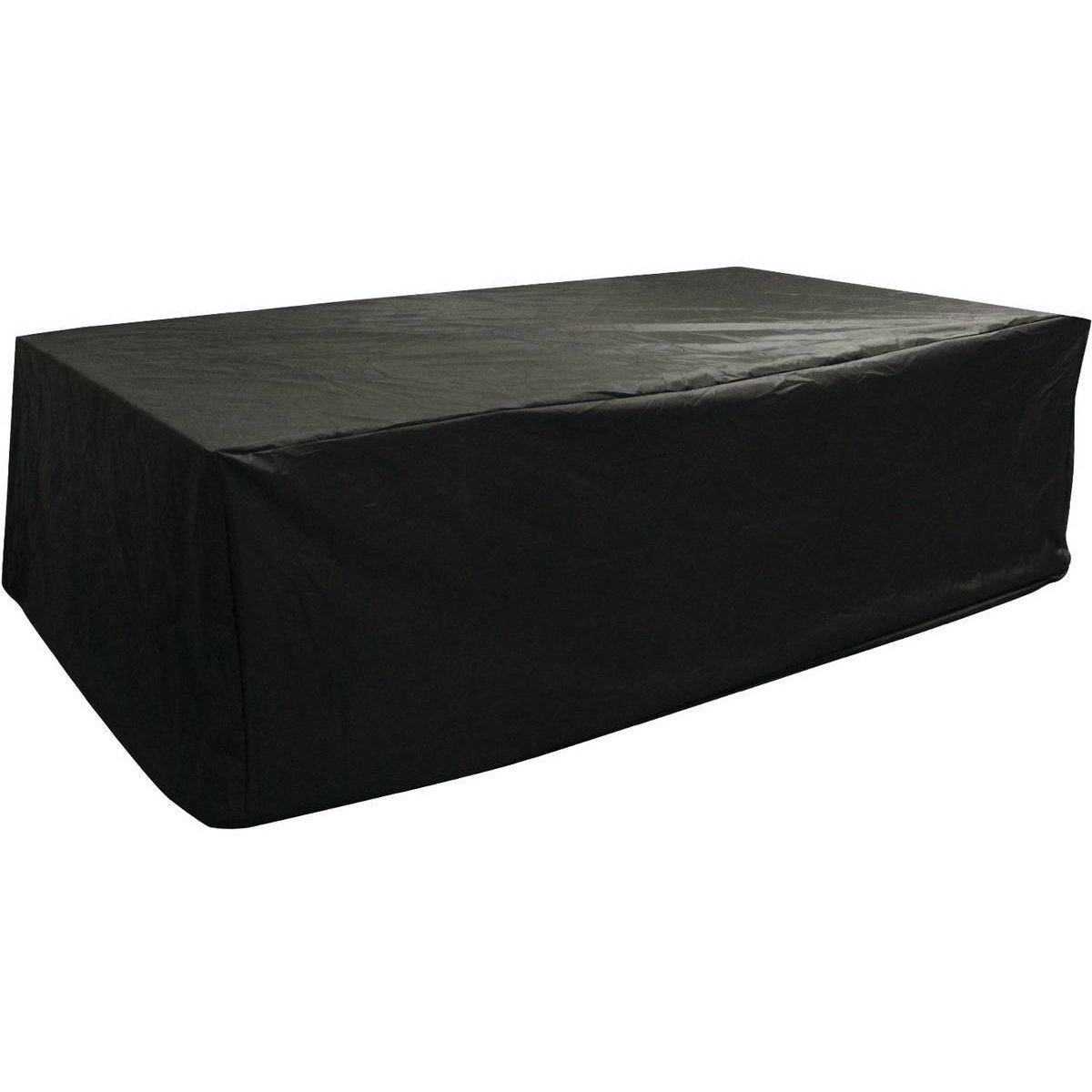 Habitat et Jardin Housse de protection pour salon de jardin - 121 x 114 x 77 cm - Noir