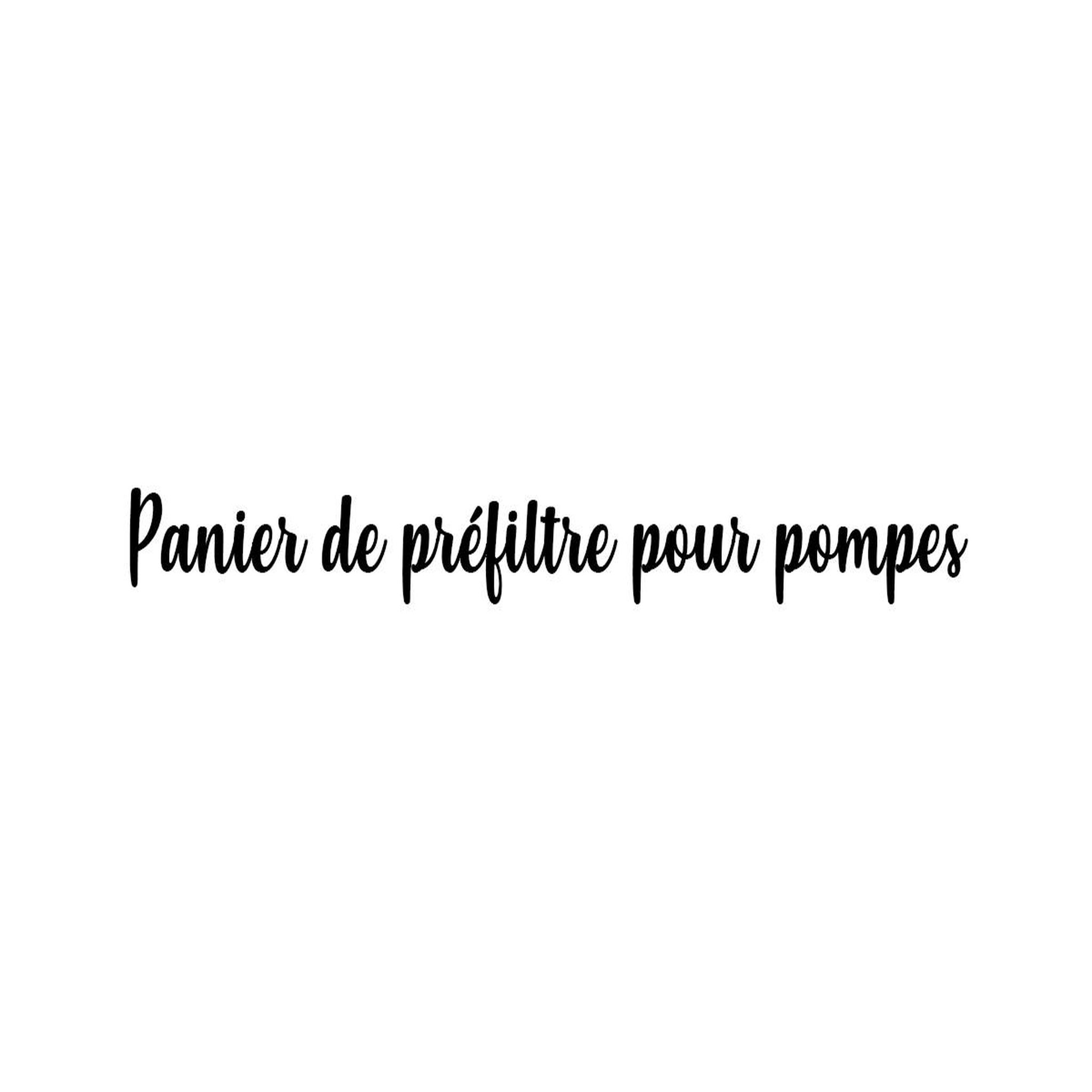 Voir la diapositive 2 : Pentair Panier de préfiltre pour pompes la sta-rite - pentair