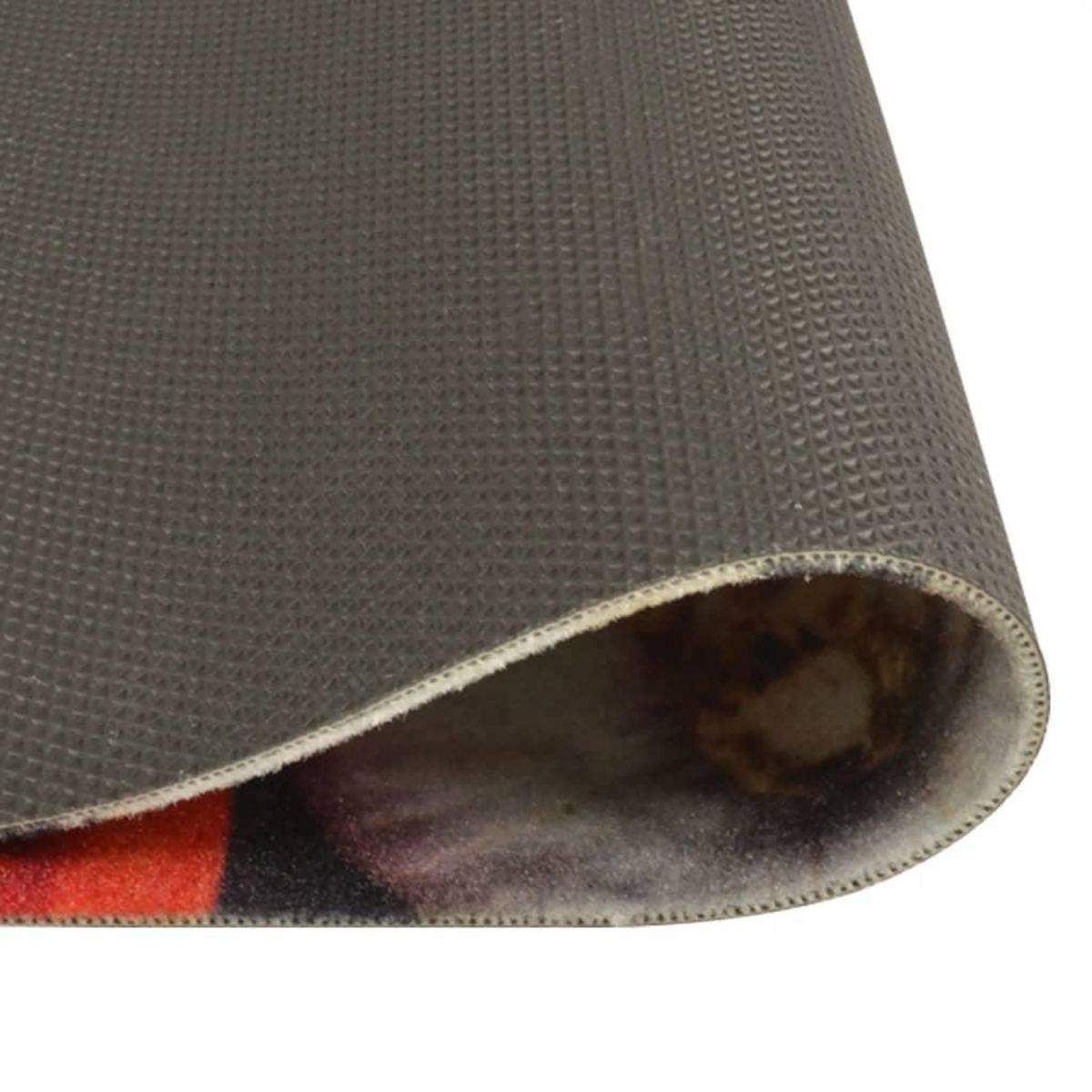 VIDAXL Tapis de cuisine lavable impression vin dîner 60x180 cm velours