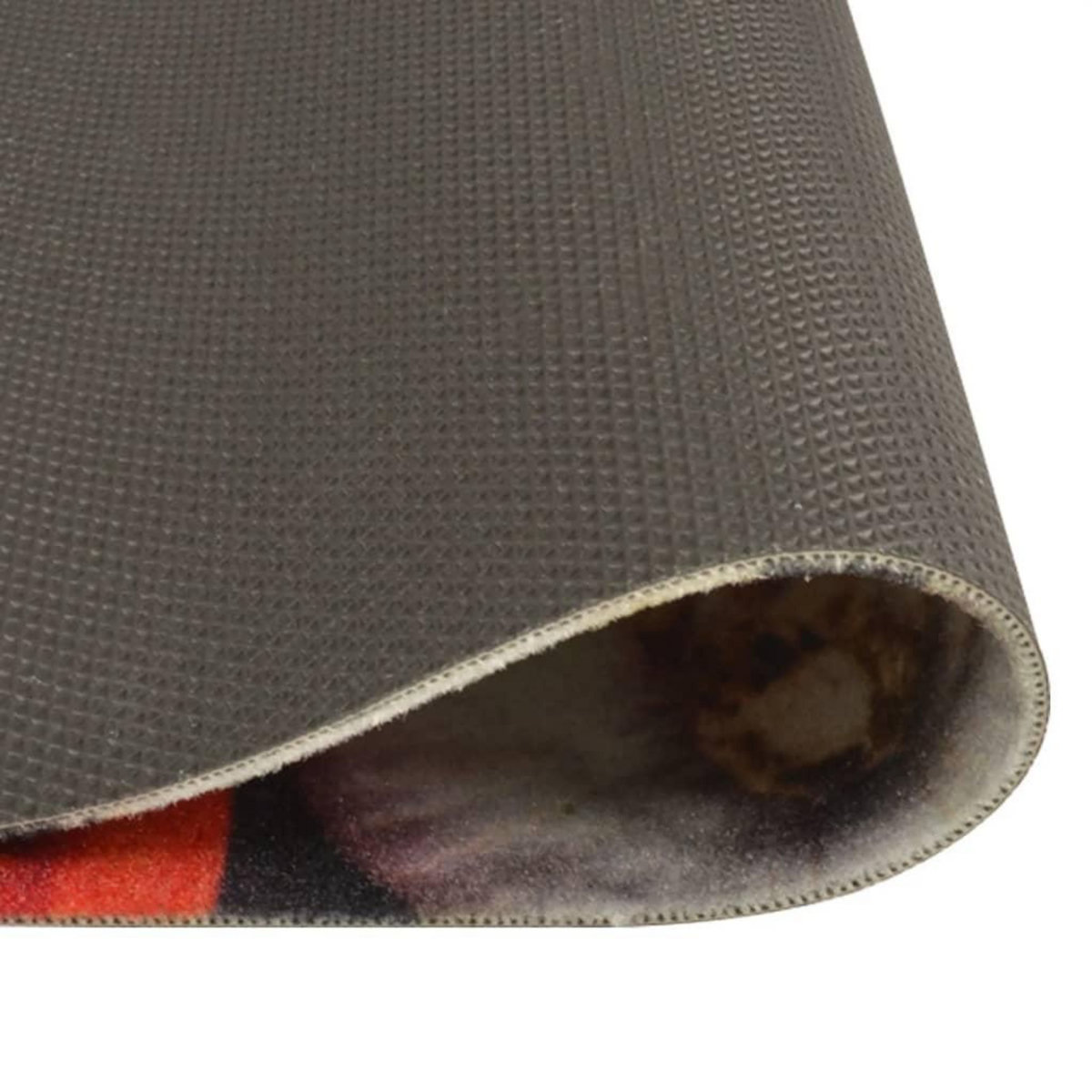 VIDAXL Tapis de cuisine lavable impression vin dîner 60x180 cm velours