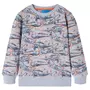 VIDAXL Sweatshirt pour enfants gris melange 92
