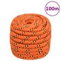 Voir la diapositive 1 : VIDAXL Corde de bateau Orange 20 mm 100 m Polypropylene