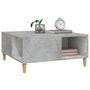 Voir la diapositive 4 : VIDAXL Table basse gris beton 80x80x36,5 cm bois d'ingenierie