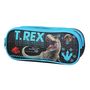 Voir la diapositive 2 : Bagtrotter BAGTROTTER Trousse scolaire 2 compartiments Jurassic World Noir T-Rex