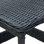 Voir la diapositive 4 : VIDAXL Table de jardin Gris fonce 45x45x46,5 cm Resine tressee