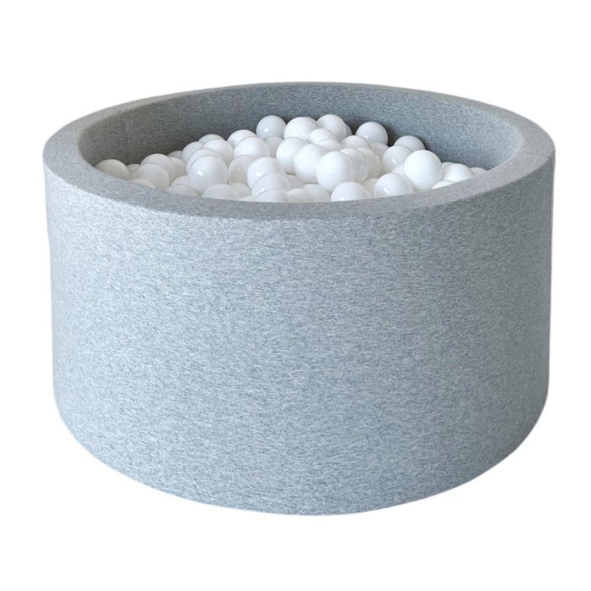 MONIO FOR KIDS Piscine à balles 90 cm gris clair + 200 balles