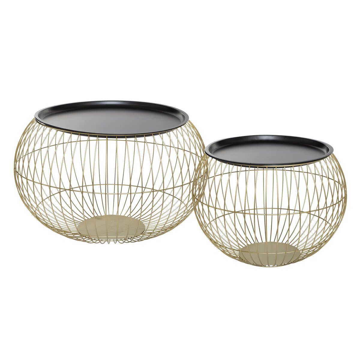 ATMOSPHERA Lot de 2 tables basses rondes ELEA   