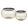 Voir la diapositive 2 : ATMOSPHERA Lot de 2 tables basses rondes ELEA   