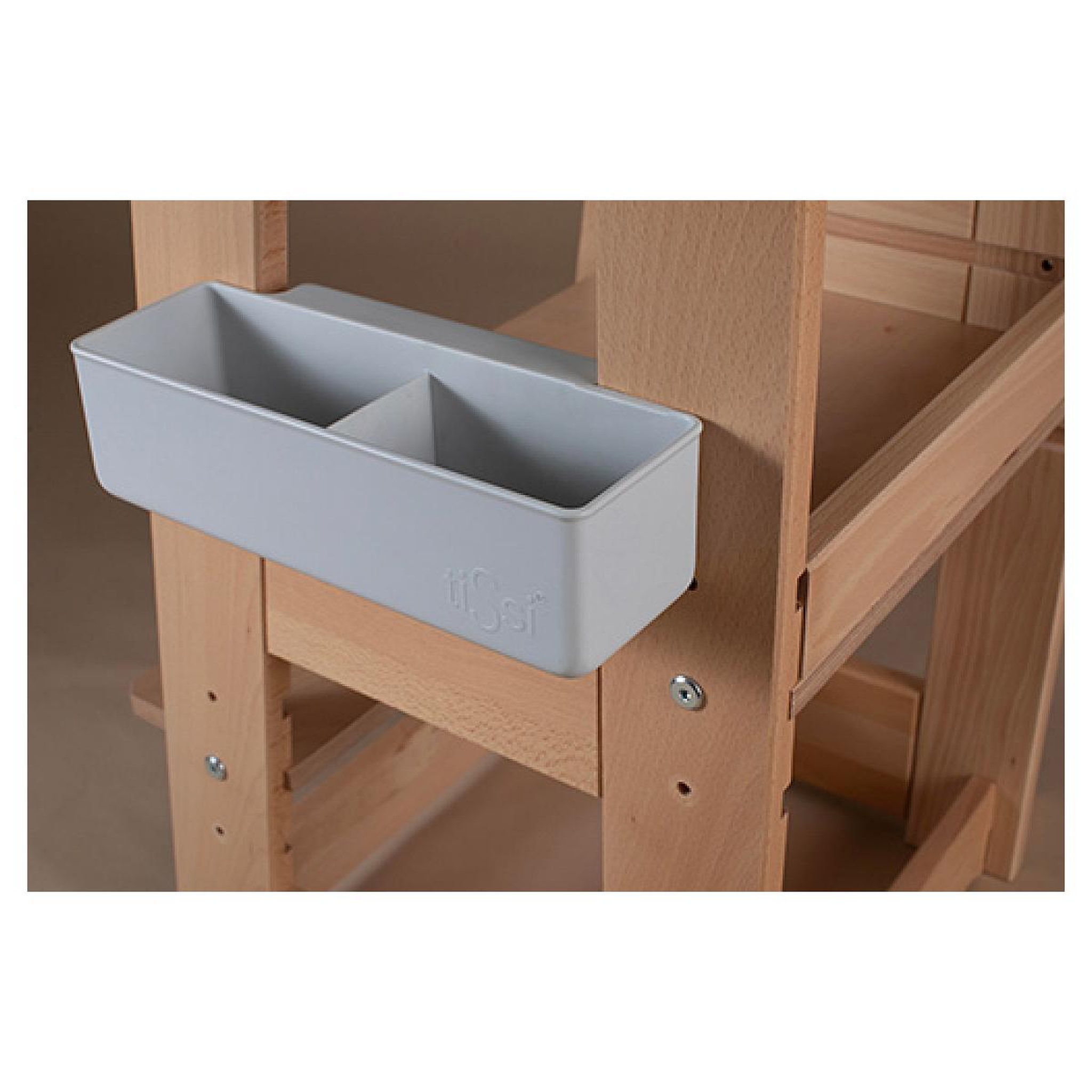 Voir la diapositive 2 : TISSI Boîte de rangement multifonctionnelle pour la tour d'apprentissage FELIX tiSsi® - Organisation optimale
