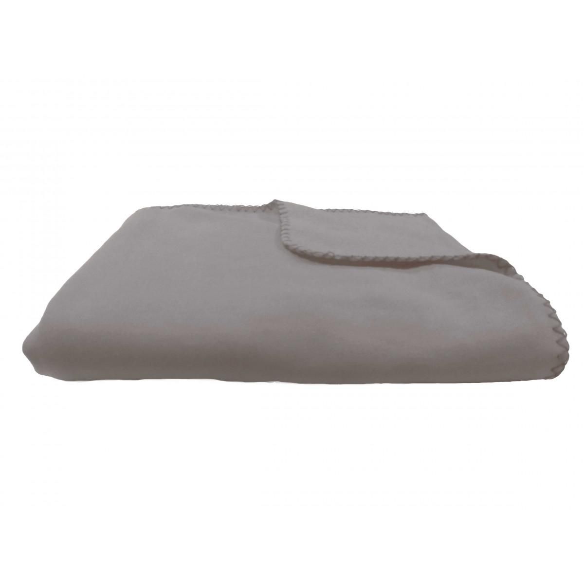 FUTURE HOME Lot 2 plaids gris et rouge polyester 130x150cm COOL