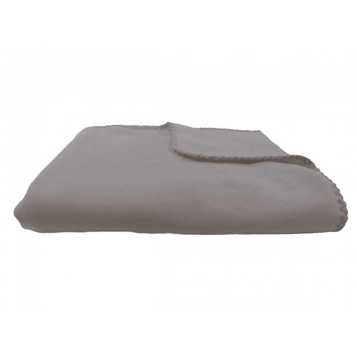 FUTURE HOME Lot 2 plaids gris et rouge polyester 130x150cm COOL