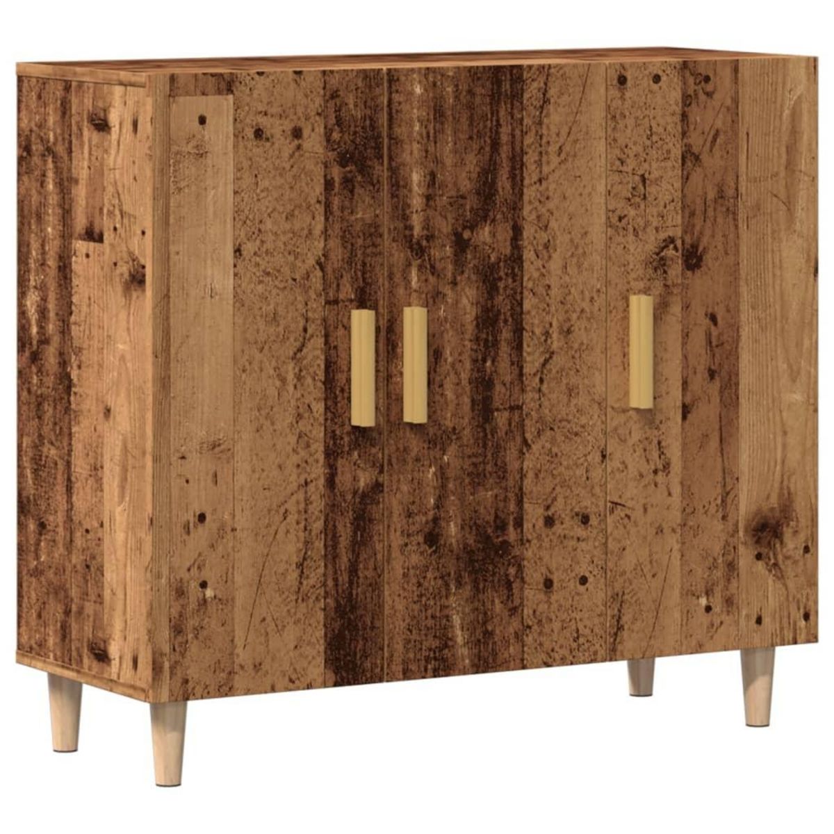 VIDAXL Buffet vieux bois 90x34x80 cm bois d'ingenierie