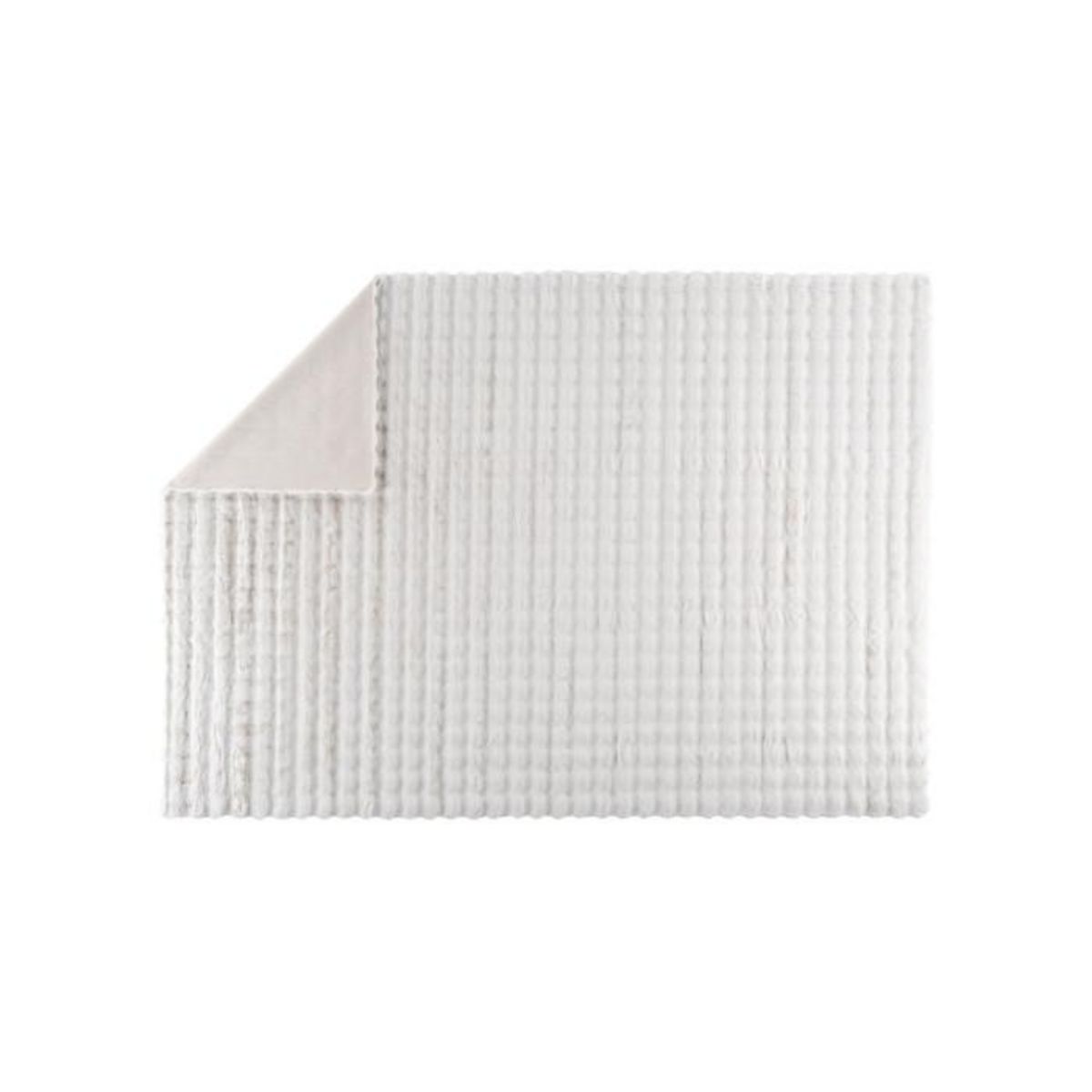 Paris Prix Tapis Imitation Fourrure  Novis  160x230cm Blanc