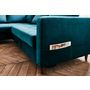 Voir la diapositive 4 : LISA DESIGN Anna - canapé d'angle gauche - 5 places - convertible - en velours