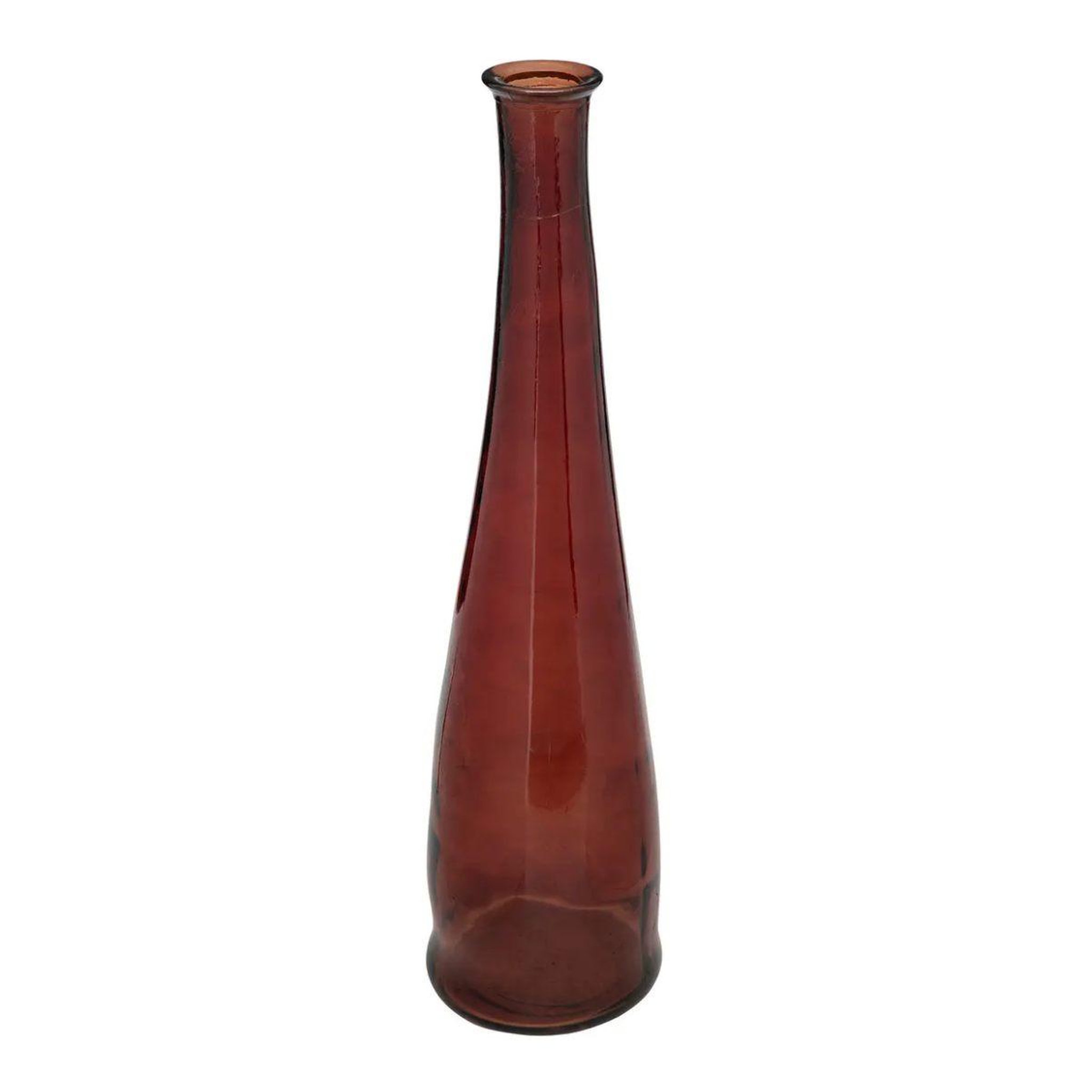 ATMOSPHERA Vase en verre recyclé  uly  80cm ambre