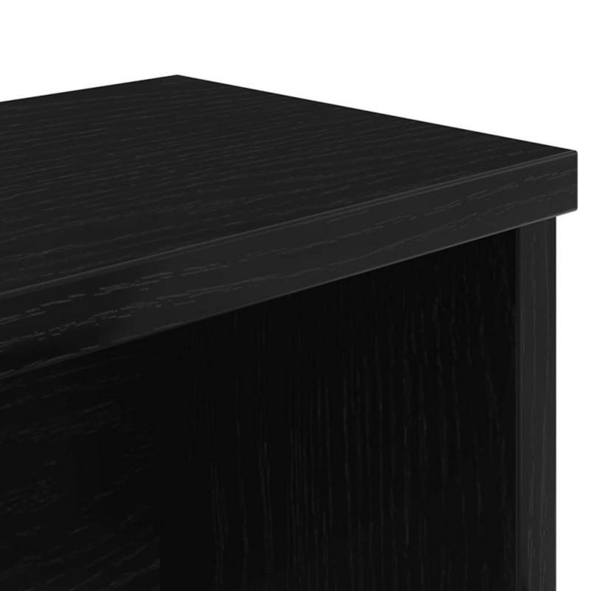VIDAXL Étagère de cuisine empilable noir 60x15x16 cm bois d ingénierie