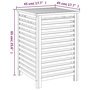 Voir la diapositive 6 : VIDAXL Panier a linge 45x45x65 cm Bois massif de noyer