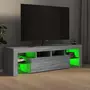VIDAXL Meuble TV avec lumieres LED Sonoma gris 140x36,5x40 cm