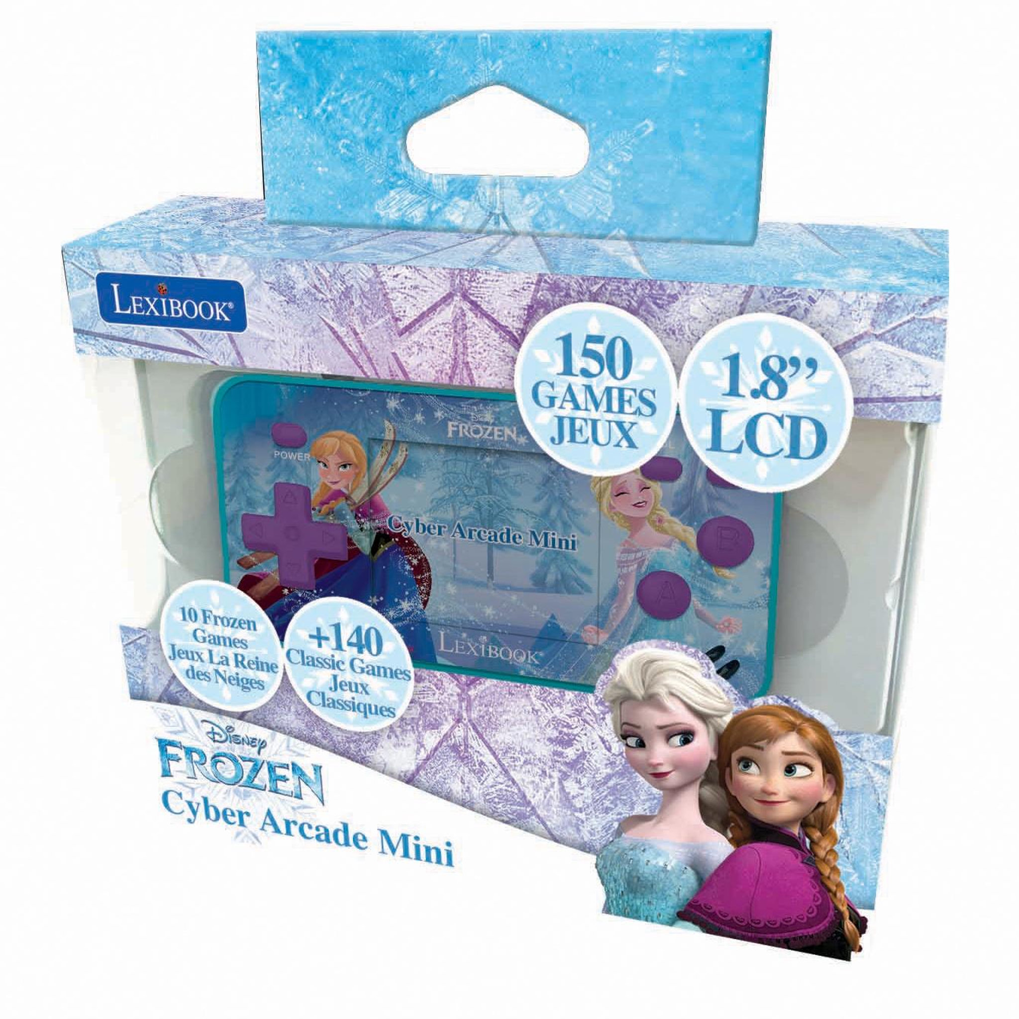 Voir la diapositive 3 : Lexibook Mini Console de jeux portable couleur La reine des neige Cyber Arcade Pocket