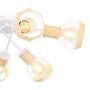 Voir la diapositive 3 : GLOBO Plafonnier design scandinave Bana - 6 Ampoules - Blanc