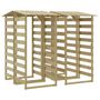 Voir la diapositive 2 : VIDAXL Pergolas avec toits 4 pcs 100x90x200 cm Bois de pin impregne