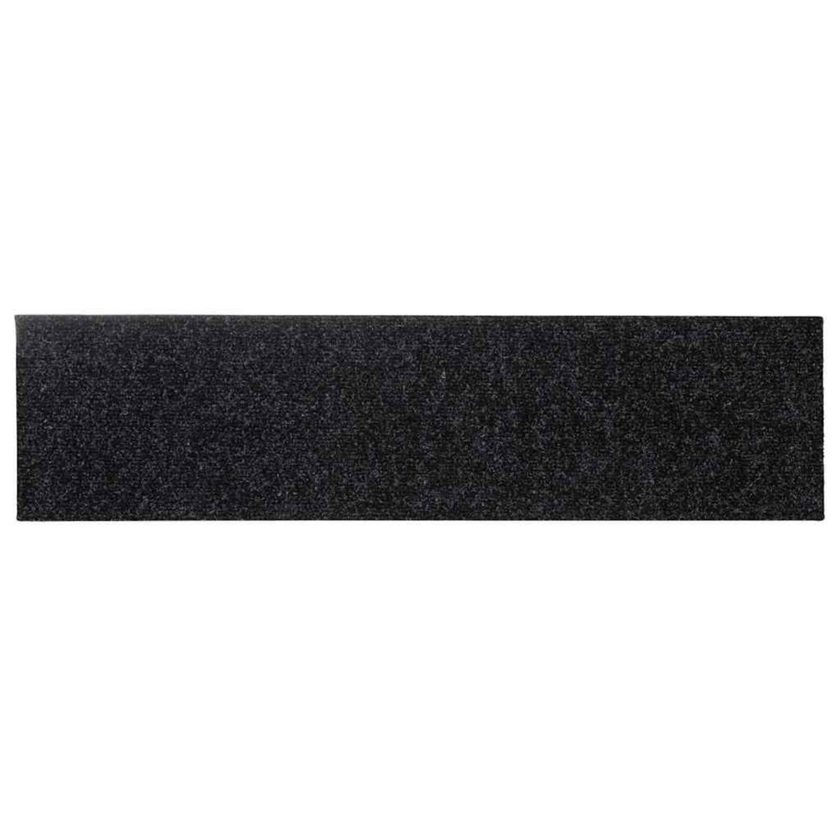 VIDAXL Tapis d'escalier auto-adhesifs 30 pcs noir 76x20 cm