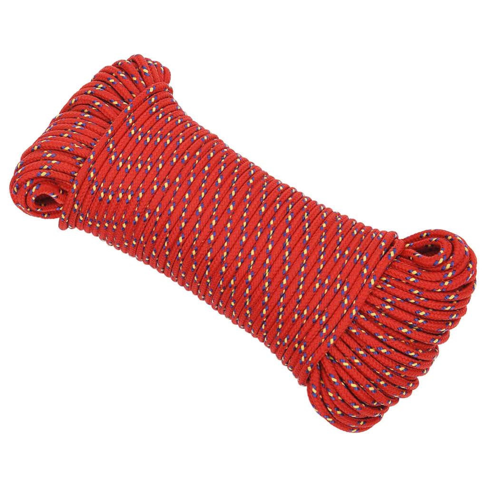 Voir la diapositive 2 : VIDAXL Corde de bateau Rouge 3 mm 500 m Polypropylene