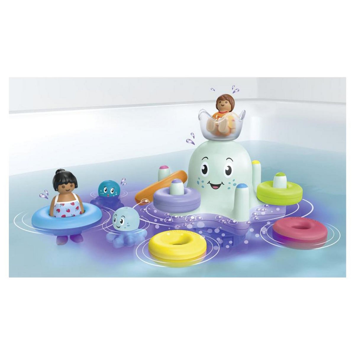 PLAYMOBIL 71556 Junior  and  tinti : recharge tablette de bain