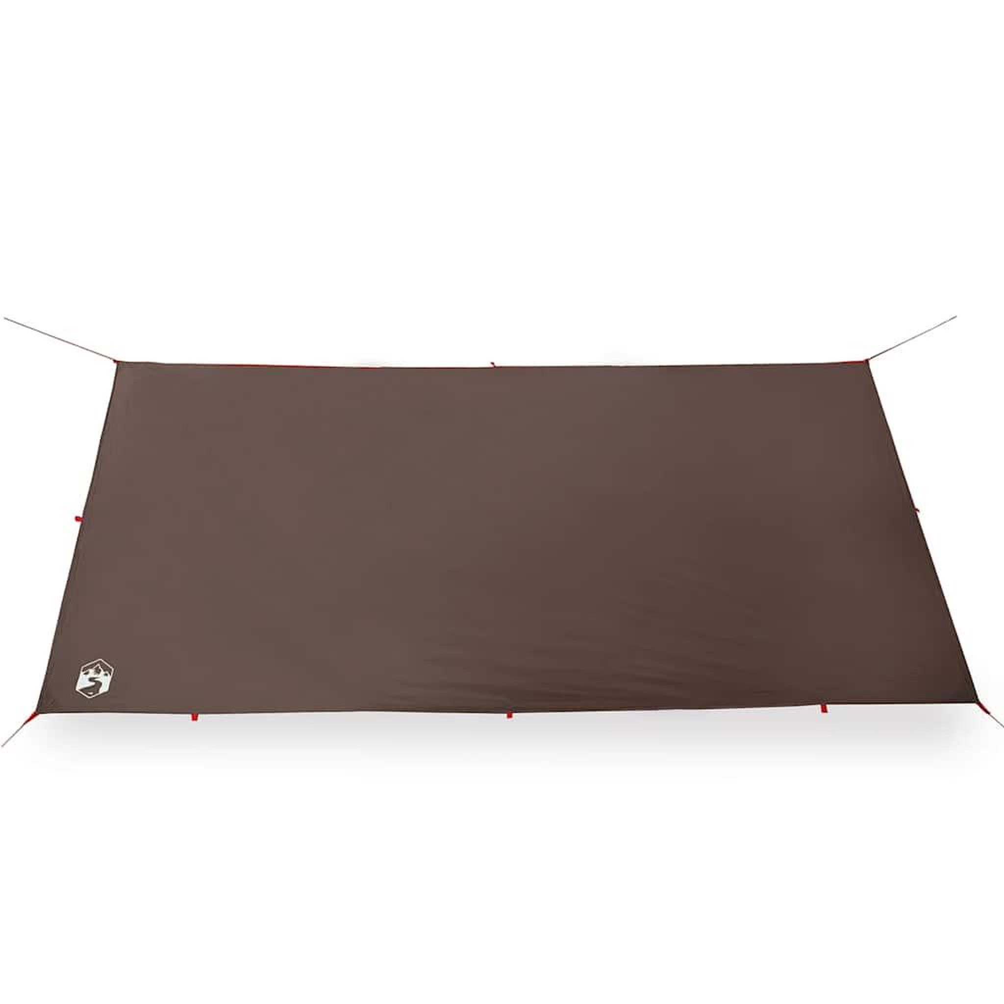Voir la diapositive 5 : VIDAXL Bache de camping marron 406x306 cm impermeable