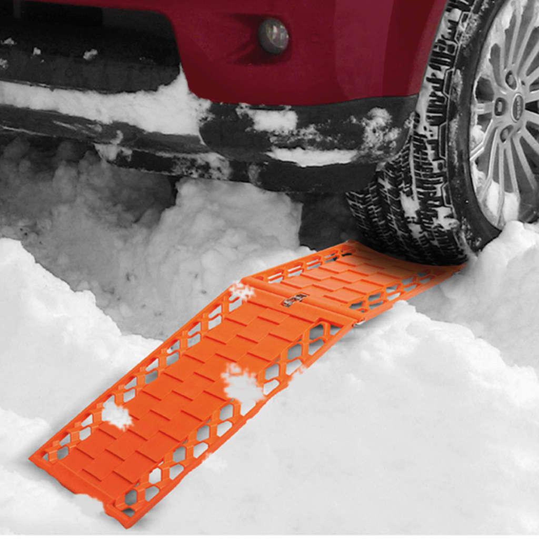 Voir la diapositive 1 : PROPLUS ProPlus Ensemble de 2 tapis de traction pliables 360835