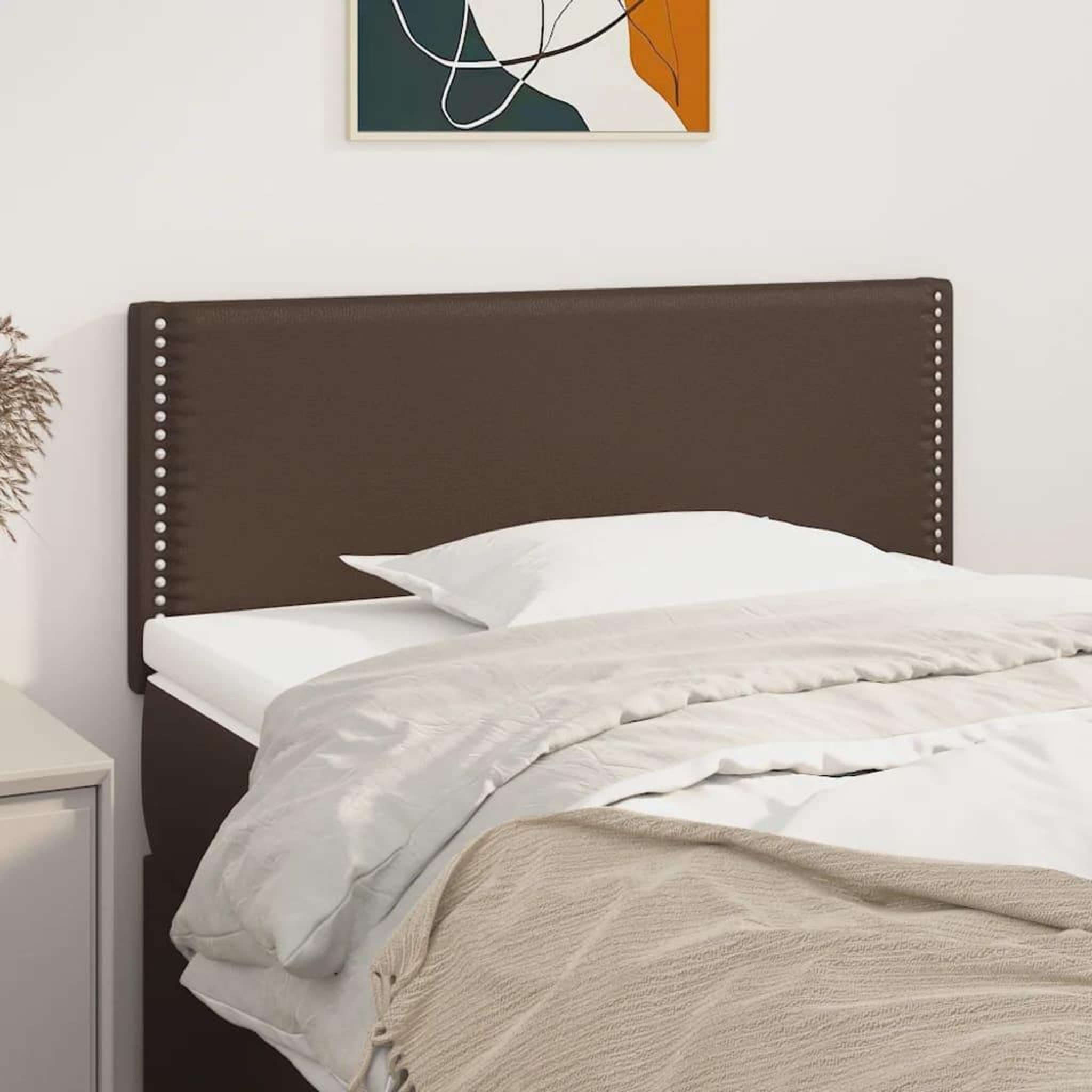 Voir la diapositive 1 : VIDAXL Tete de lit Marron 80x5x78/88 cm Similicuir