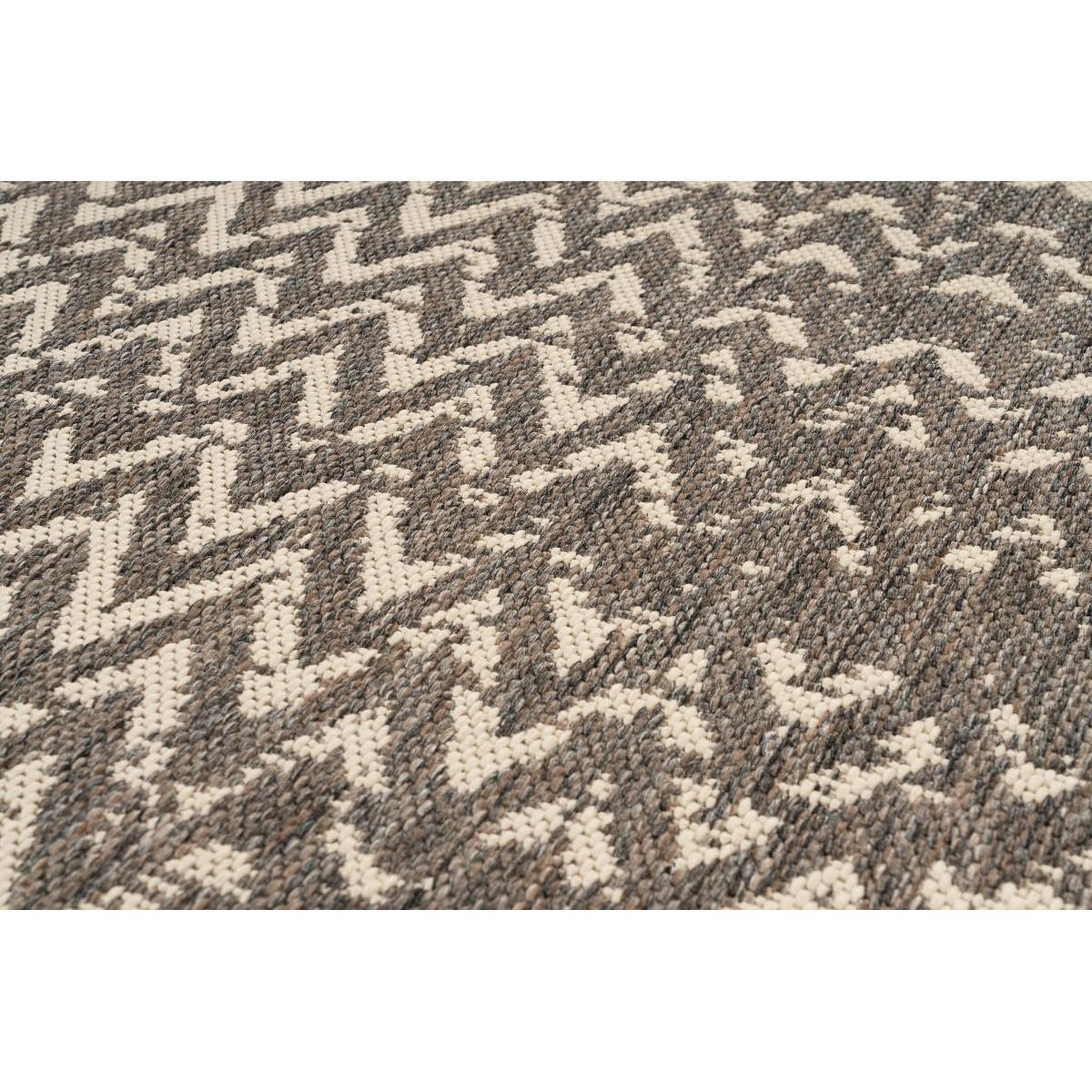 Voir la diapositive 2 : Paris Prix Tapis tissé à poils plats  splash  marron