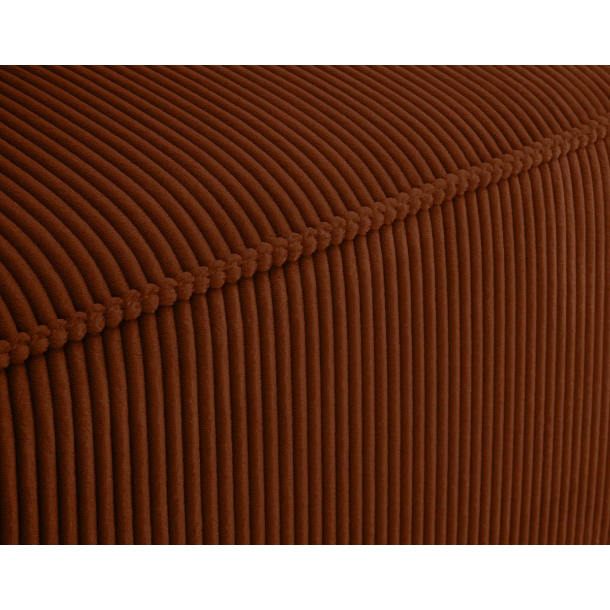 LISA DESIGN Arty - module d'assise sans accoudoirs - en velours côtelé