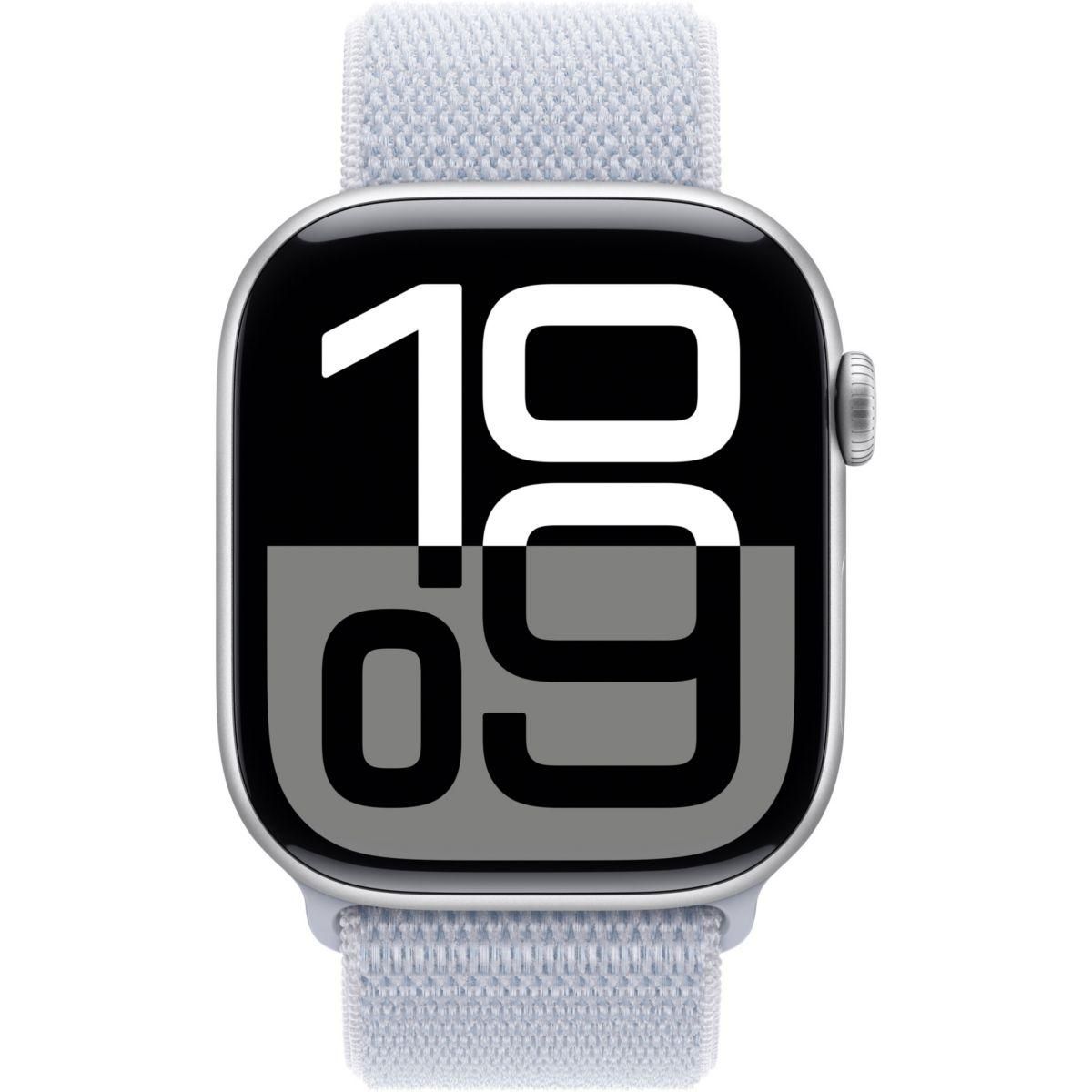 APPLE Montre connectée Serie 10 46mm Alu/Argent Loop