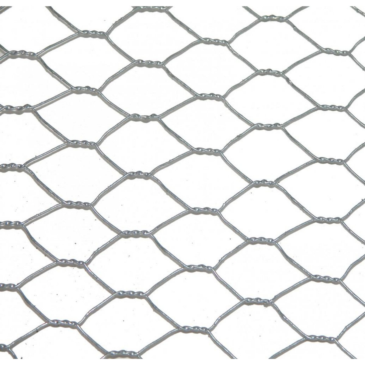 CENTRALE BRICO Grillage pour animaux triple torsion gris, H.1 x L.3 m, maille H.12 x l.12 mm