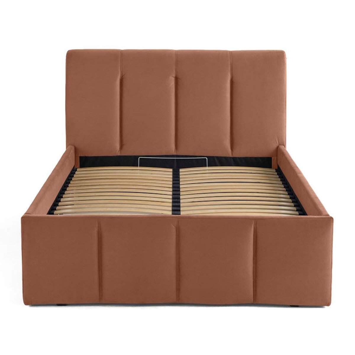 LISA DESIGN Elysia - lit coffre - 140x190 - en velours - sommier inclus