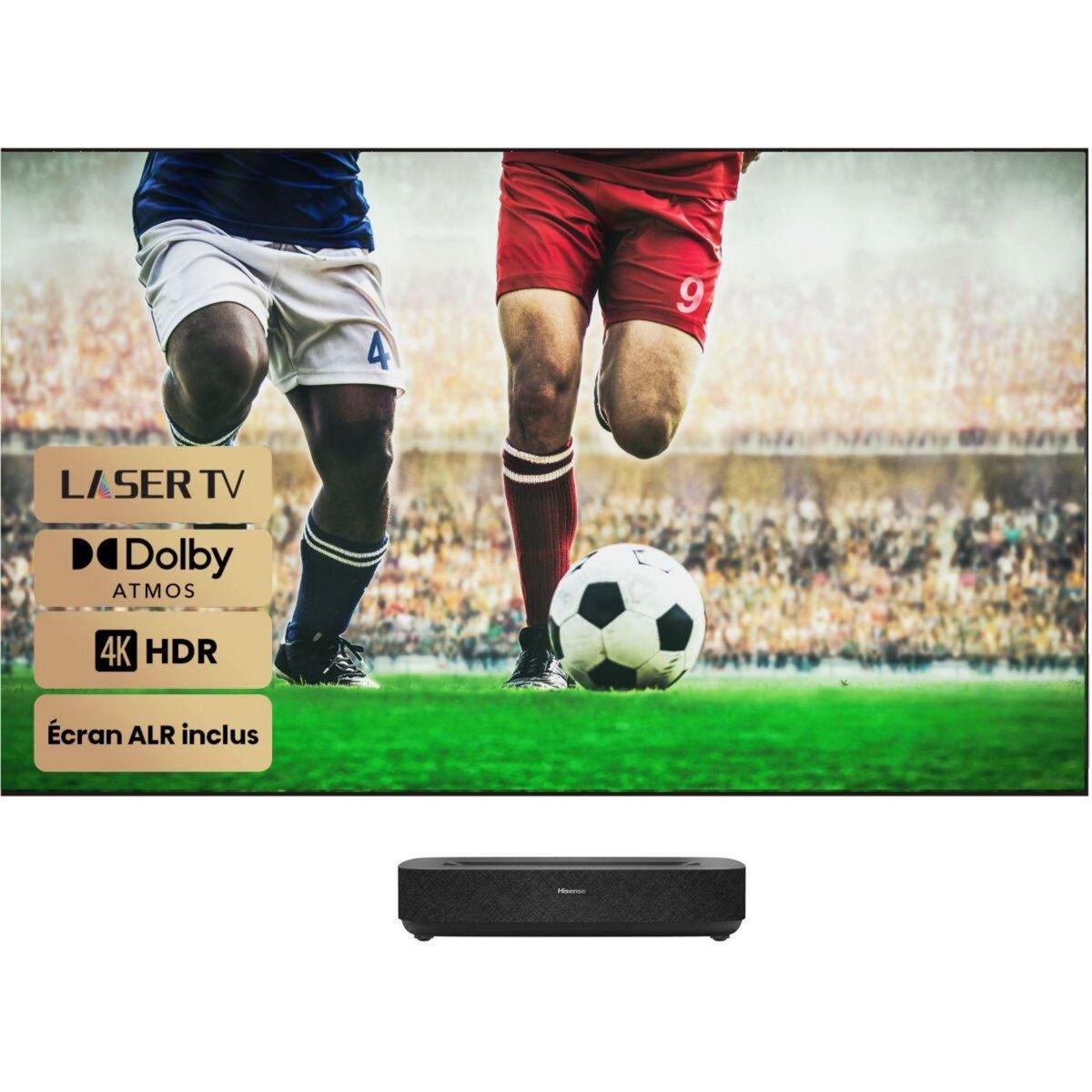 Hisense Projecteur 90L5HD Laser TV + écran pas cher Auchan.fr