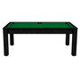 Voir la diapositive 1 : Paris Prix Table de Billard Convertible  Oregon  213cm Noir & Vert