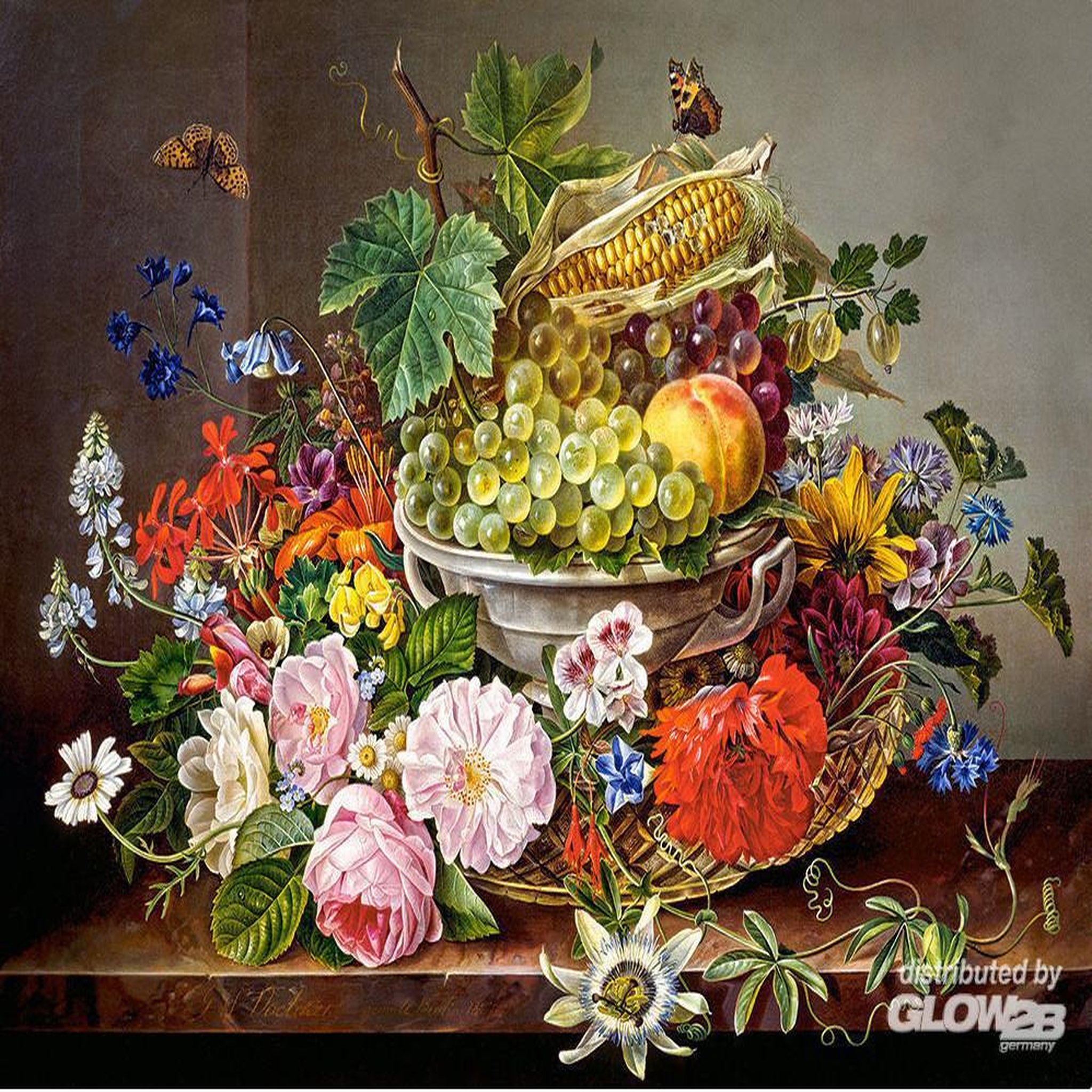 Voir la diapositive 4 : Castorland Puzzle 2000 pièces : Nature morte de fleurs et de fruits