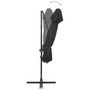 Voir la diapositive 5 : VIDAXL Parasol de jardin en porte-a-faux a double toit anthracite