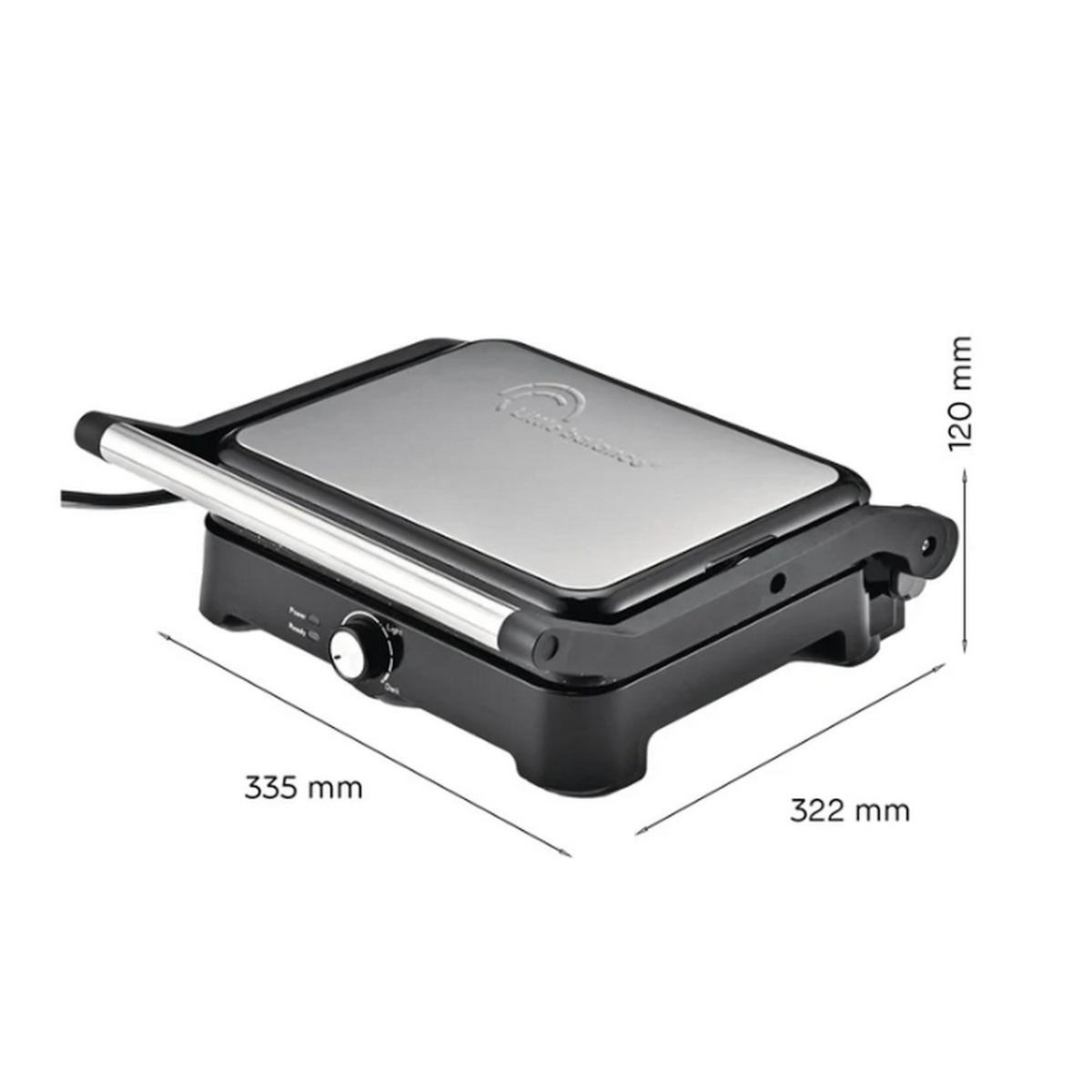 LITTLE BALANCE Grill viande 2000w inox - 8744