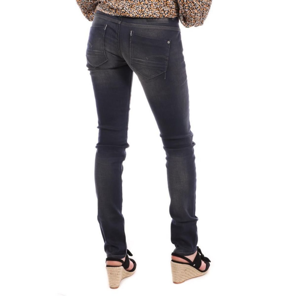 G-Star Raw Jean Slim  Marine Délavé Femme G-Star New Radar