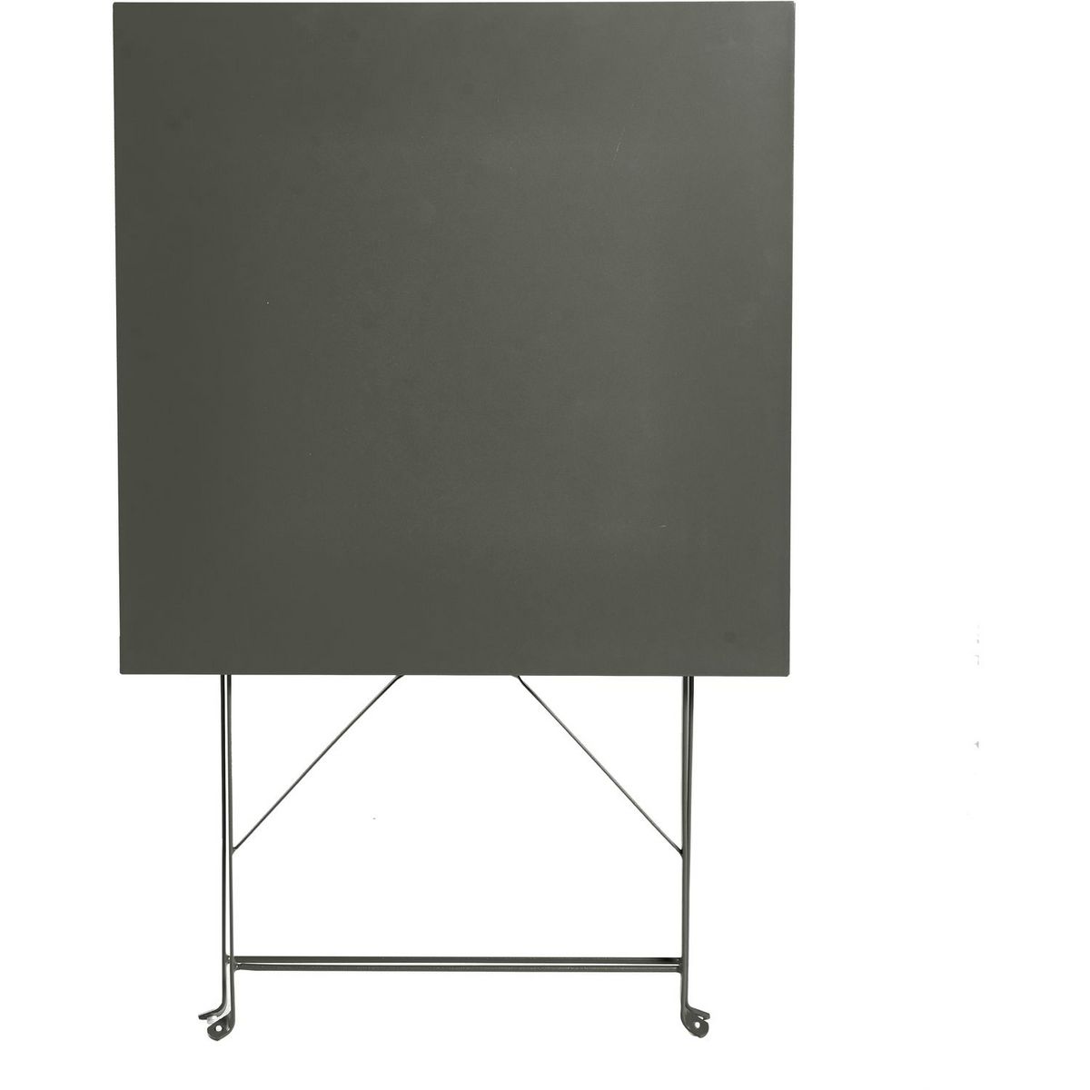 GARDENSTAR Table de jardin pliante en acier 60 x 60 cm
