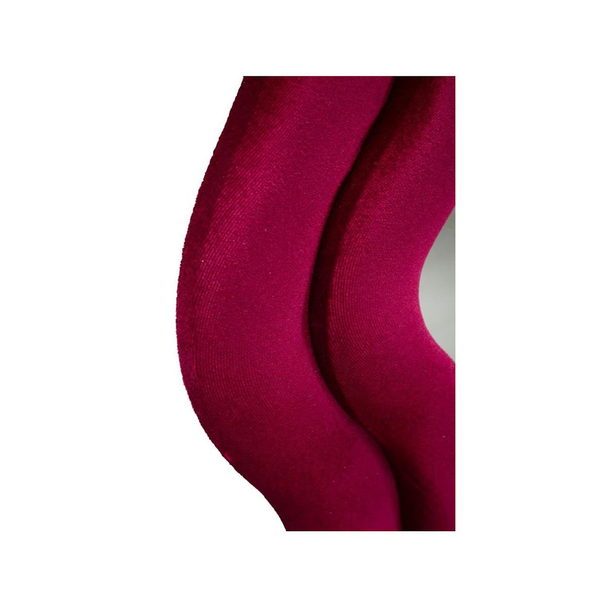 Paris Prix Miroir Mural en Velours  Emily  160cm Fuchsia