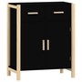 Voir la diapositive 2 : VIDAXL Buffet Noir 62x38x75 cm Bois d'ingenierie