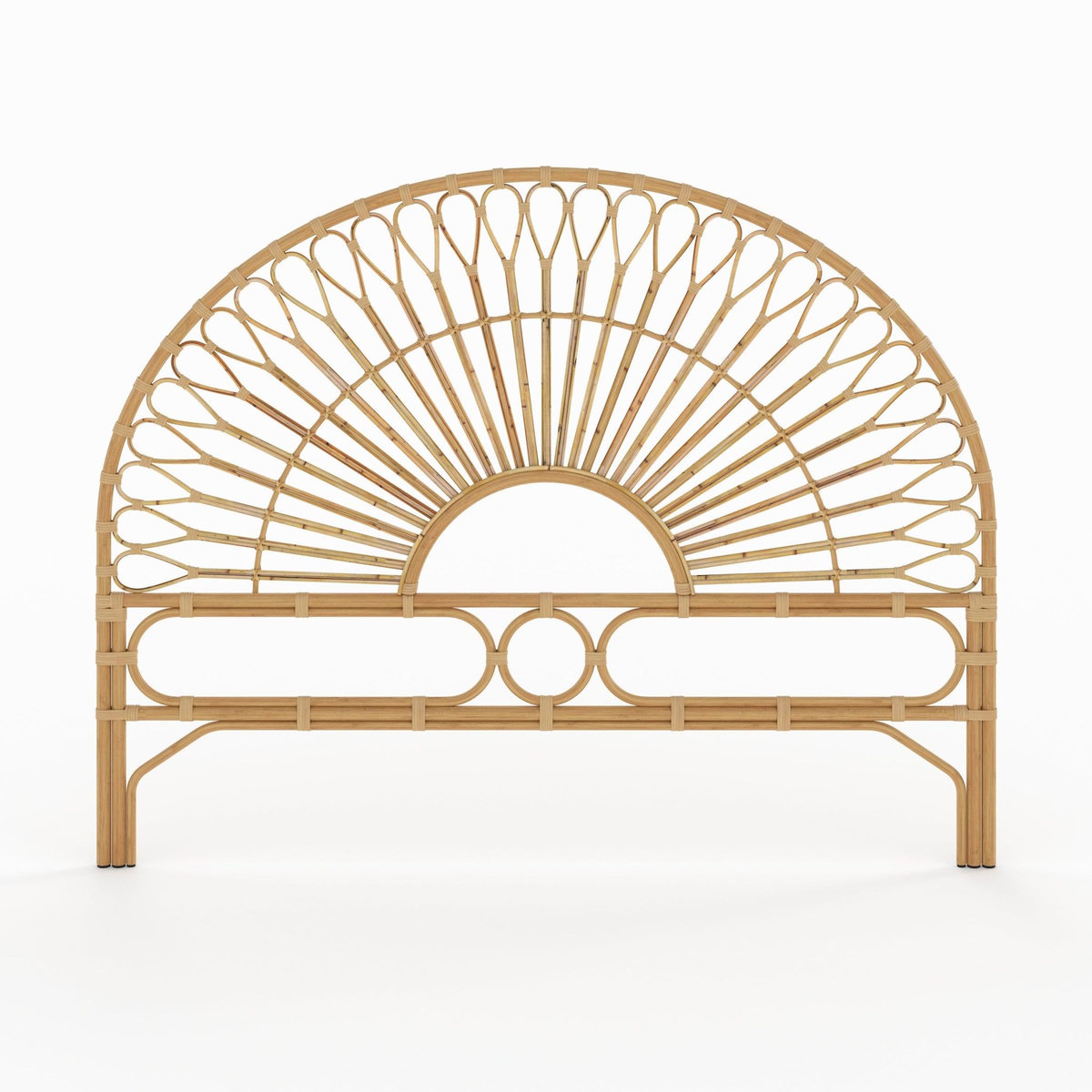 Rendez vous déco Tête de lit 180 cm en rotin naturel-Bahia