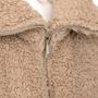 Voir la diapositive 4 : ATMOSPHERA Plaid Sweat en Sherpa  Bouclette  70x85cm Beige