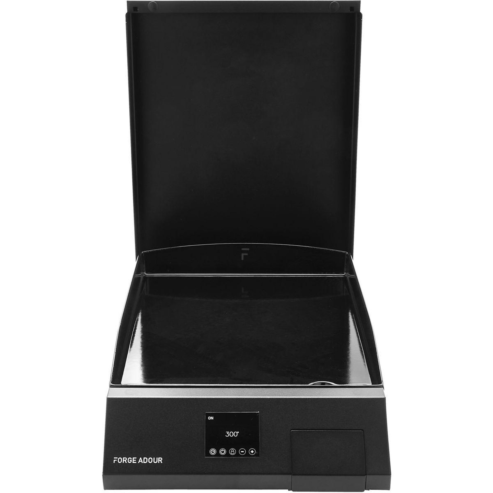 Voir la diapositive 3 : FORGE ADOUR Plancha électrique COOKING noir à poser, 57x39 cm