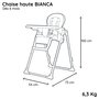 Voir la diapositive 6 : NANIA Chaise haute BIANCA