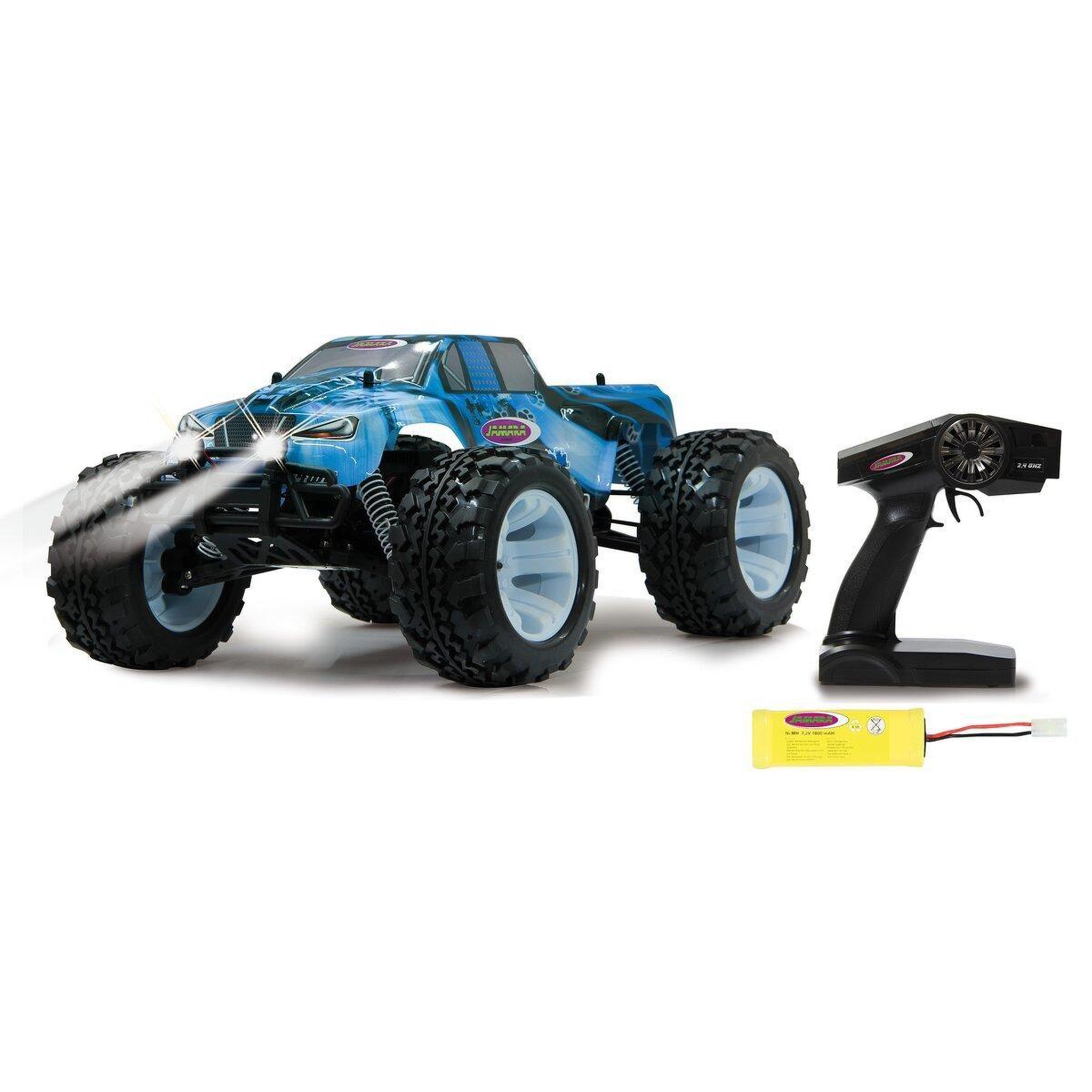 Jamara Tiger ice monstertruck 4wd 1:10 nimh 2,4ghz avec led